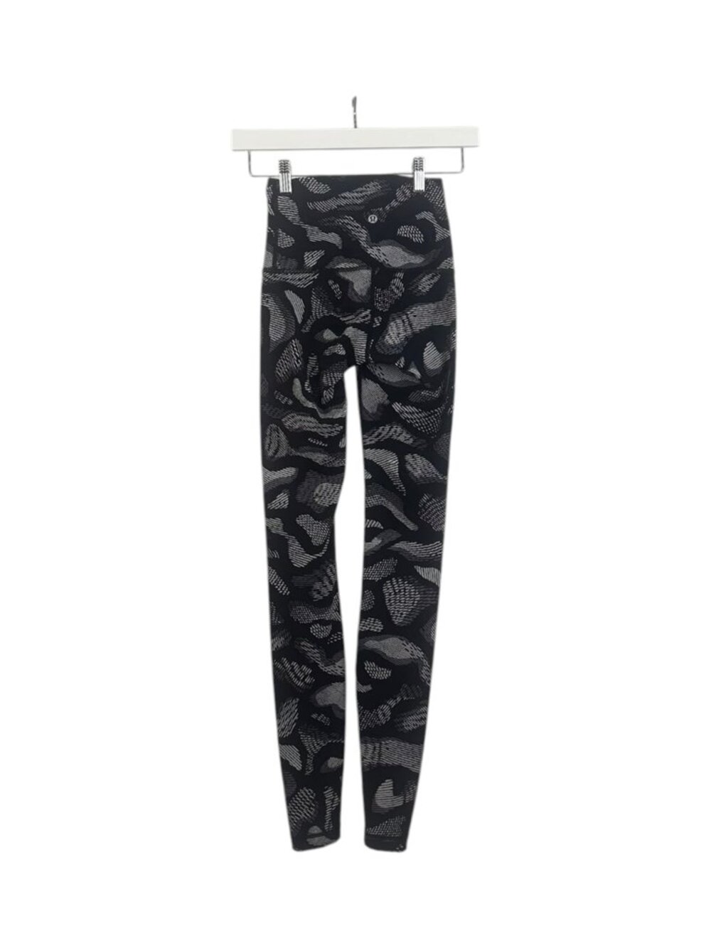 LULULEMON Wunder Under High-Rise Leggings | Black & Grey Size 2